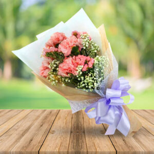 single-carnation-bouquet